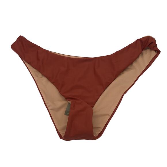 New J. Crew Curved Waist Cheeky Bikini Swim Bathing Suit Bottom Women's Size XXL - Picture 2 of 8